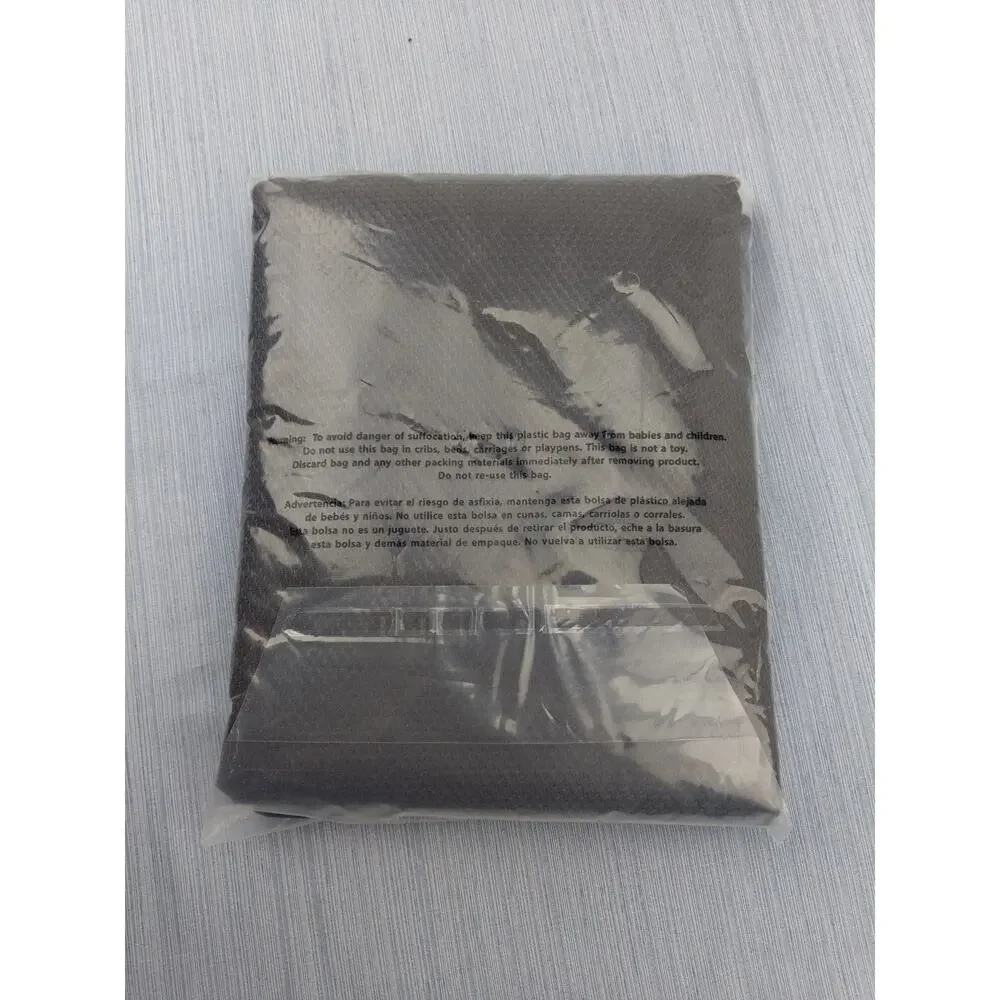 Biscayne Bay Fabric Tablecloth Color: Black Round Diameter 70” BRAND NEW
